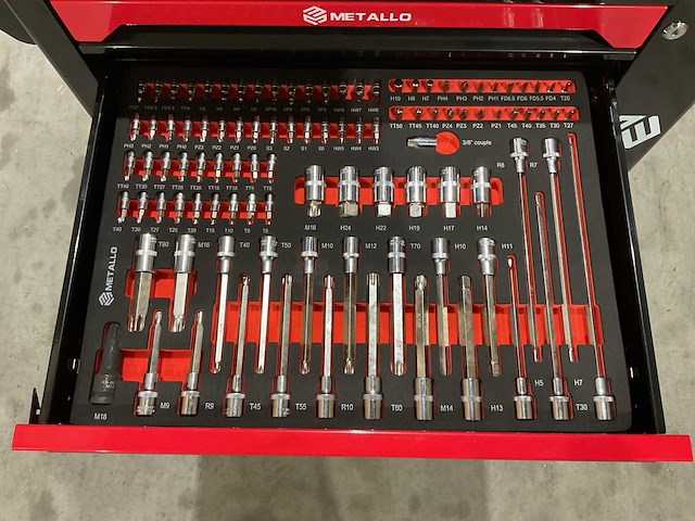 2025 metallo xxl edition meta-7hs6g-wood roof gereedschapswagen - afbeelding 1 van  22