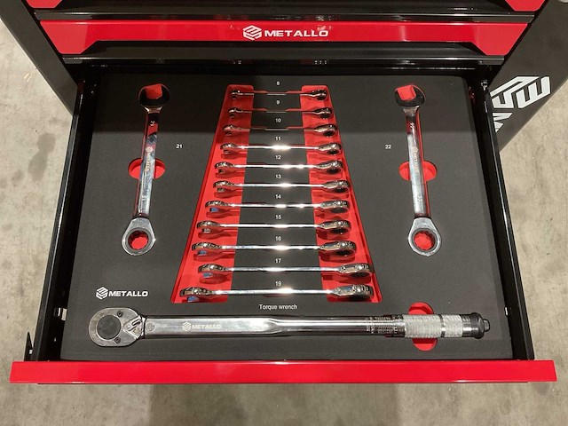 2025 metallo xxl edition meta-7hs6g-wood roof gereedschapswagen - afbeelding 2 van  22