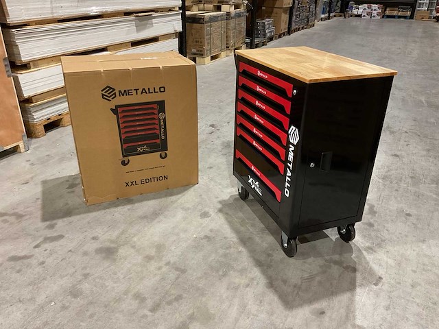 2025 metallo xxl edition meta-7hs6g-wood roof gereedschapswagen - afbeelding 17 van  22