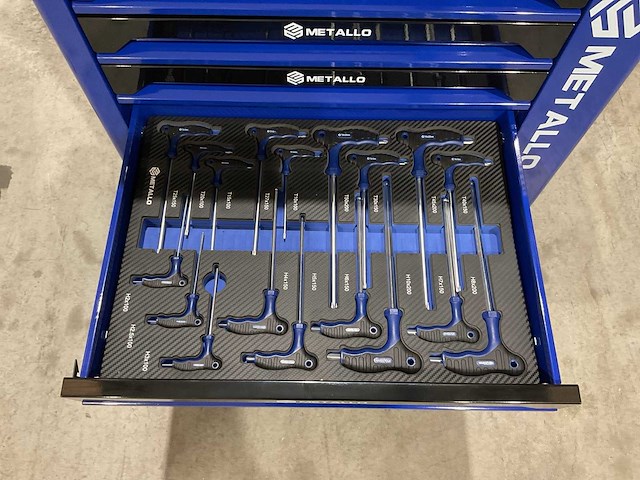 2025 metallo xxl edition meta-8hs8g-blue gereedschapswagen - afbeelding 8 van  25