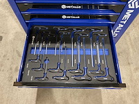 2025 metallo xxl edition meta-8hs8g-blue gereedschapswagen - afbeelding 8 van  25