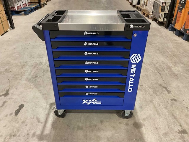 2025 metallo xxl edition meta-8hs8g-blue gereedschapswagen - afbeelding 1 van  25