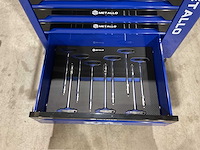 2025 metallo xxl edition meta-8hs8g-blue gereedschapswagen - afbeelding 9 van  23