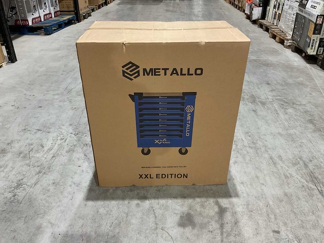 2025 metallo xxl edition meta-8hs8g-blue gereedschapswagen - afbeelding 15 van  23
