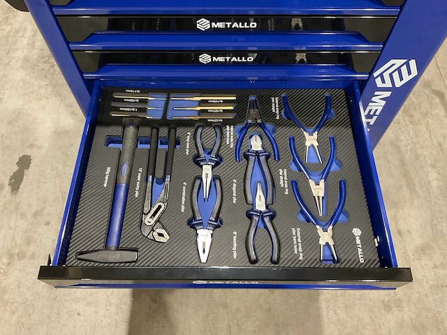 2025 metallo xxl edition meta-8hs8g-blue gereedschapswagen - afbeelding 6 van  25