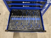 2025 metallo xxl edition meta-8hs8g-blue gereedschapswagen - afbeelding 8 van  25