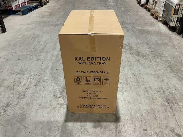 2025 metallo xxl edition meta-8hs8g-blue gereedschapswagen - afbeelding 18 van  25