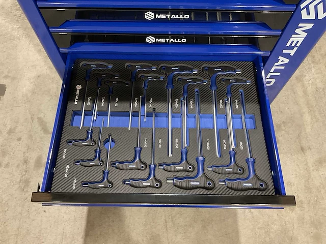2025 metallo xxl edition meta-8hs8g-blue gereedschapswagen - afbeelding 8 van  25