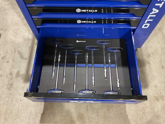 2025 metallo xxl edition meta-8hs8g-blue gereedschapswagen - afbeelding 10 van  25