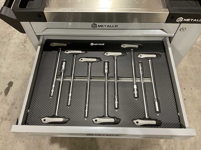 2025 metallo xxxl edition meta-10hs10g gereedschapswagen - afbeelding 4 van  24