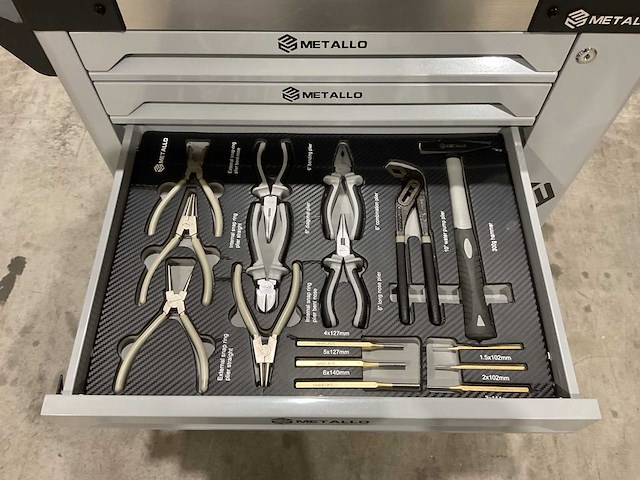 2025 metallo xxxl edition meta-10hs10g gereedschapswagen - afbeelding 5 van  24