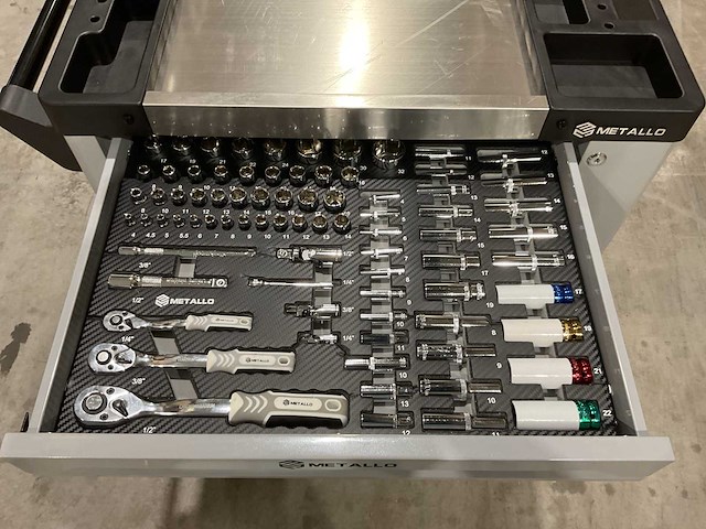 2025 metallo xxxl edition meta-10hs10g gereedschapswagen - afbeelding 4 van  26