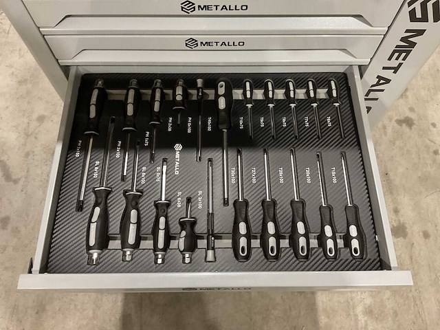 2025 metallo xxxl edition meta-10hs10g gereedschapswagen - afbeelding 8 van  18