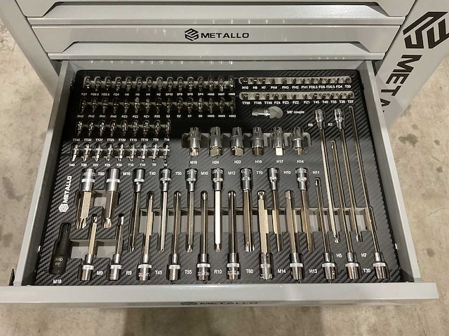 2025 metallo xxxl edition meta-10hs10g gereedschapswagen - afbeelding 9 van  26