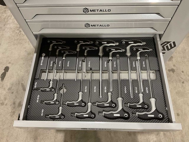 2025 metallo xxxl edition meta-10hs10g gereedschapswagen - afbeelding 5 van  24