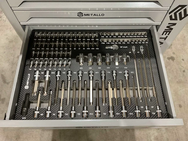2025 metallo xxxl edition meta-10hs10g gereedschapswagen - afbeelding 9 van  26