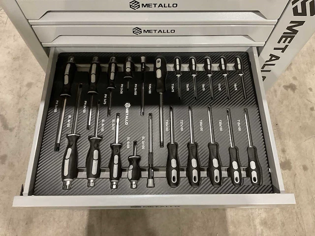 2025 metallo xxxl edition meta-10hs10g gereedschapswagen - afbeelding 9 van  23
