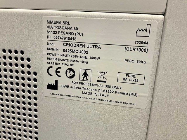 2025 miaera criodren ultra peristaltische compressietherapie - afbeelding 2 van  10