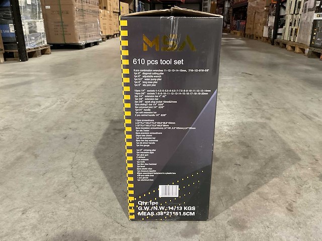 2025 msa msa-610s gereedschapskoffer - afbeelding 7 van  17