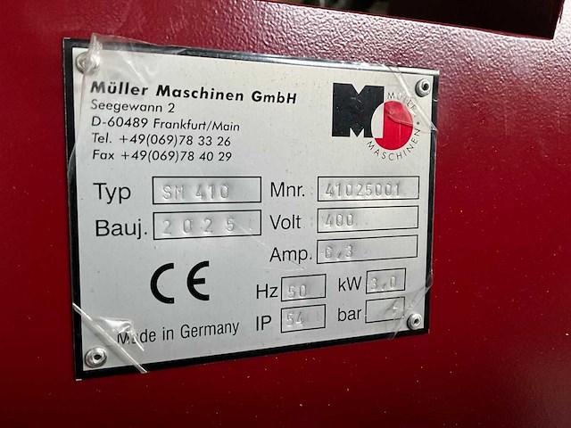 2025 müller sm410 maalmolen - afbeelding 3 van  11