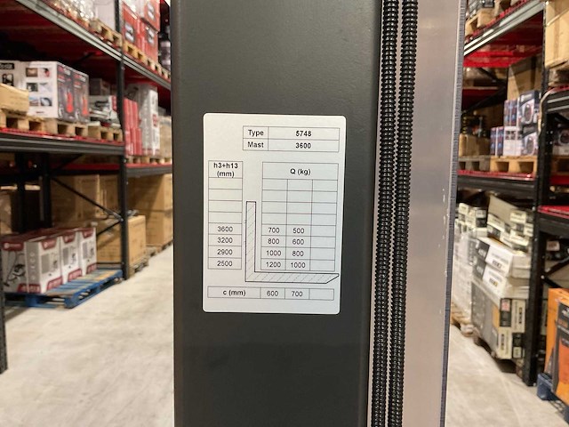 2025 noblelift 3,6m elektrische stapelaar - afbeelding 13 van  19