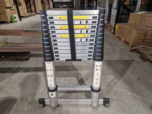 2025 nürnberg aluminium single side ladder 3,8 meter ladder en trap - afbeelding 1 van  1