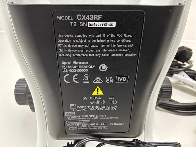 2025 olympus cx43 biologische microscoop - afbeelding 7 van  7