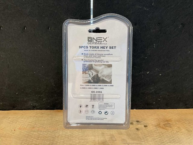 2025 onex german style ox-2006 torx hex set - afbeelding 2 van  3