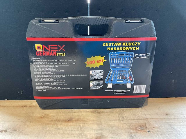 2025 onex german style ox-250 108 delig doppenset - afbeelding 1 van  5