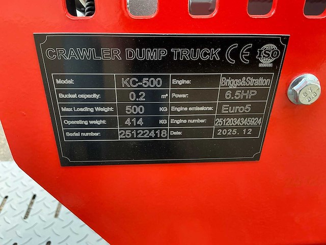 2025 panther kc-500 dumper - afbeelding 15 van  21