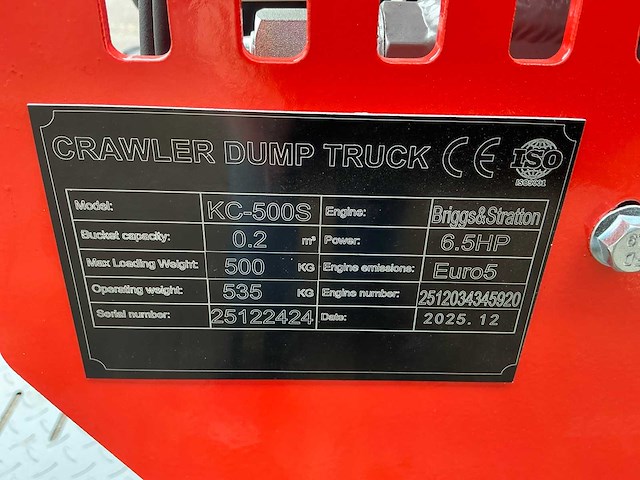 2025 panther kc-500s dumper - afbeelding 13 van  23