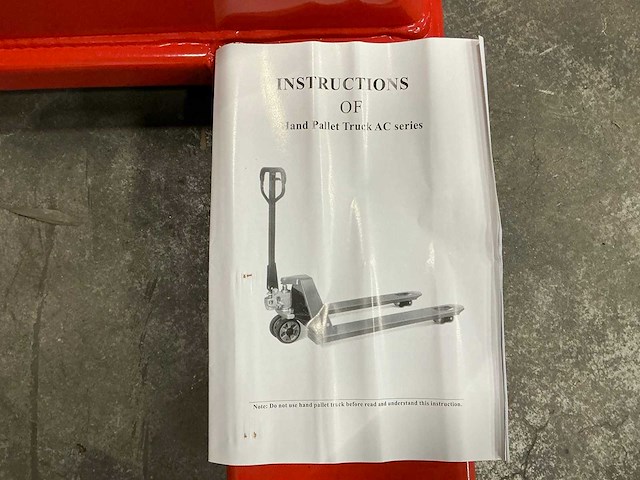 2025 peter van der leegte a. series hand hydraulische palletwagen - afbeelding 11 van  11