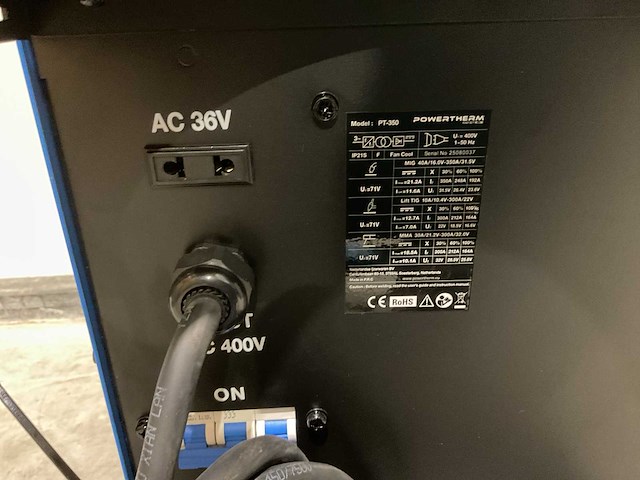 2025 powertherm pt-350 draad lasmachine - afbeelding 44 van  60
