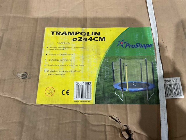 2025 pro shape 3001692 244cm trampoline - afbeelding 2 van  2