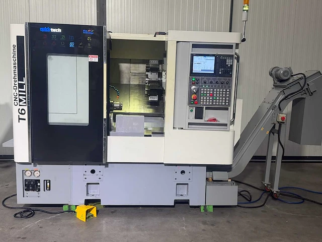 2025 quicktech t6-mill cnc draaibank met aangedreven gereedschap - afbeelding 1 van  34