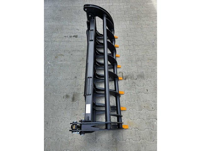 2025 rhino-cross 78 inch heavy duty fork grapple industriele grijper met tanden ten behoeve van schranklader - afbeelding 6 van  10