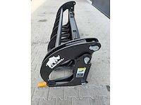 2025 rhino-cross 78 inch heavy duty fork grapple industriele grijper met tanden ten behoeve van schranklader - afbeelding 6 van  7