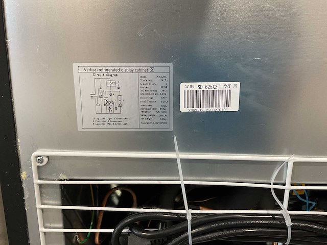 2025 rhino-cross-catering 1 deur sd-m01 staande vriezer - afbeelding 5 van  9