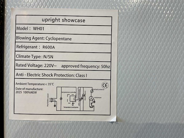 2025 rhino-cross-catering 1 deur wh01 staande koelkast - afbeelding 18 van  18