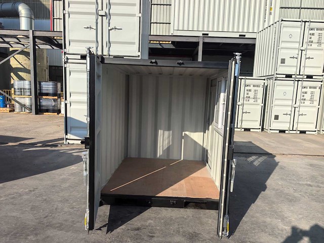 2025 rhino-cross-containers 12ft - zwart zeecontainer - afbeelding 5 van  6