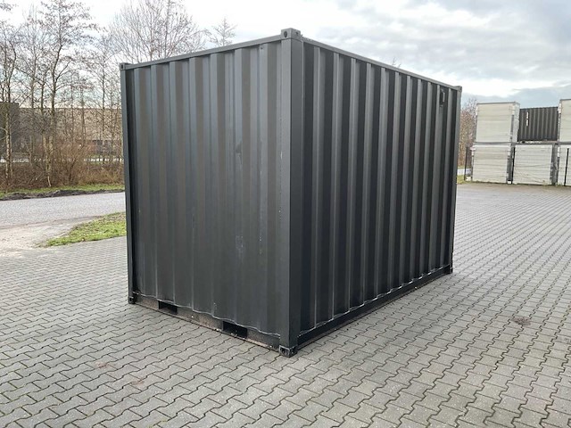 2025 rhino-cross-containers 12ft - zwart zeecontainer - afbeelding 9 van  13