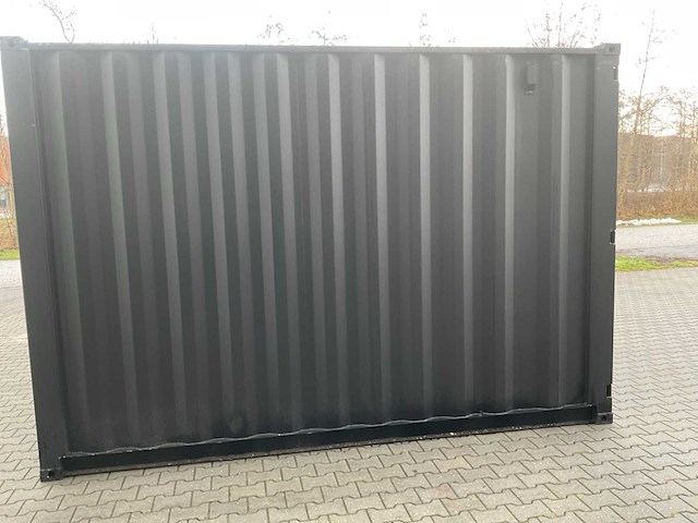 2025 rhino-cross-containers 12ft - zwart zeecontainer - afbeelding 6 van  7