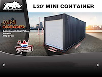 2025 rhino-cross-containers 20ft zeecontainer met roldeur - afbeelding 8 van  8
