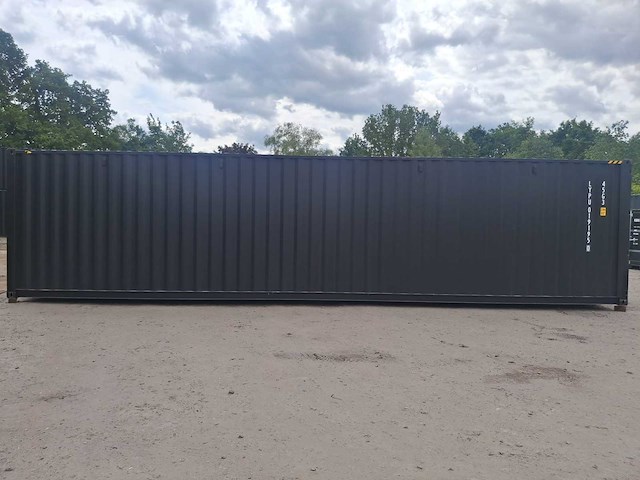 2025 rhino-cross-containers 40 ft high cube zwart zeecontainer met 4 zijdeuren - afbeelding 7 van  12