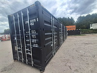 2025 rhino-cross-containers 40 ft high cube zwart zeecontainer met 4 zijdeuren - afbeelding 12 van  24
