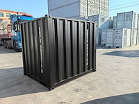 2025 rhino-cross-containers 7ft zwart zeecontainer met deur en raam - afbeelding 5 van  7