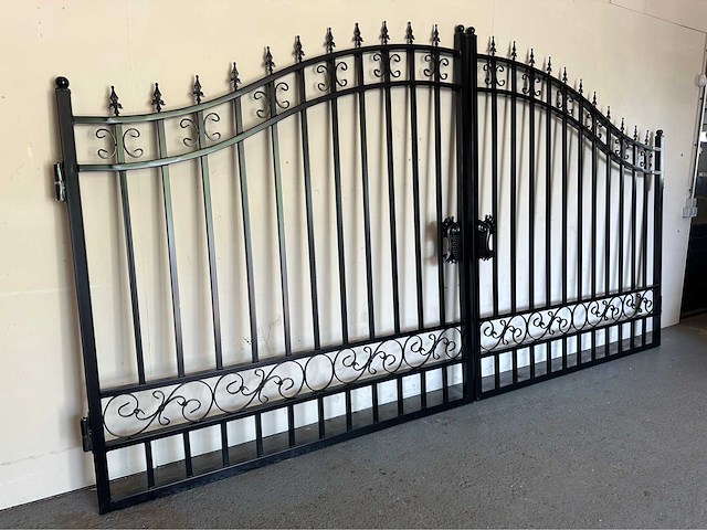 2025 rhino-cross-gates 365 cm plain stijl toegangspoort - afbeelding 1 van  4