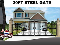 2025 rhino-cross-gates 596 cm koe stijl toegangspoort - afbeelding 3 van  3