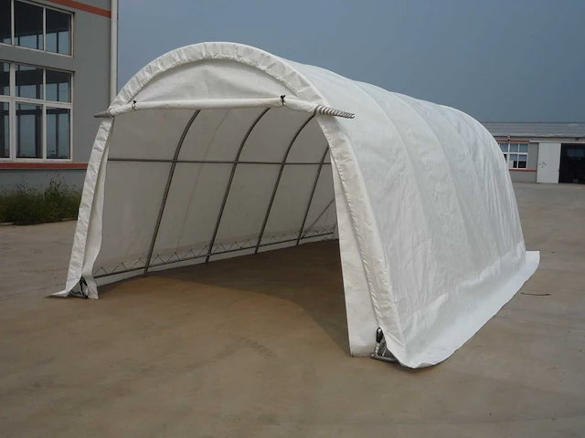 2025 rhino-cross-shelter 143014r 9,2x4,3x4,3 m opslagtent / opslagshelter - afbeelding 1 van  3