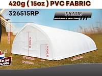 2025 rhino-cross-shelter 326515rp - 20x9,76x4,58 m opslagtent / opslagshelter - afbeelding 4 van  11